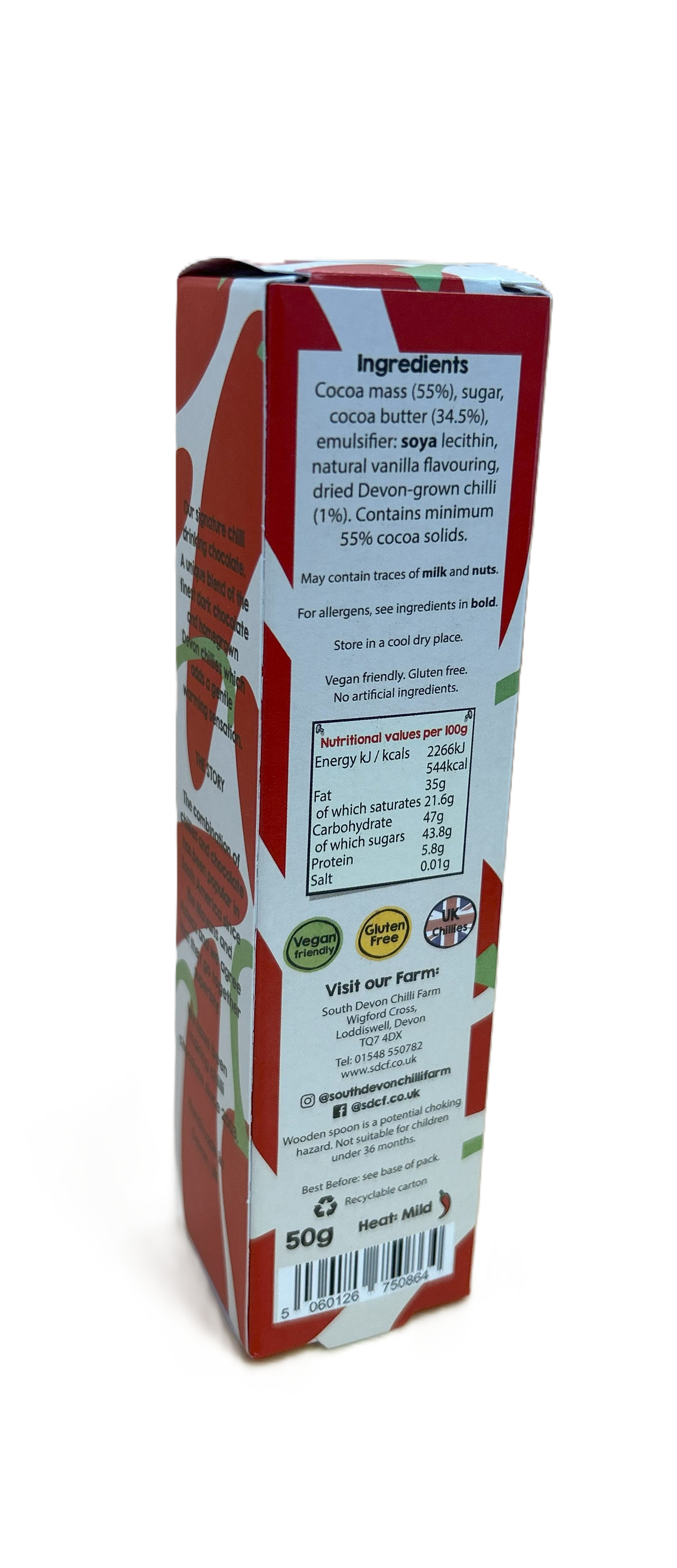 Original Chilli Drinking Chocolate Stirrer