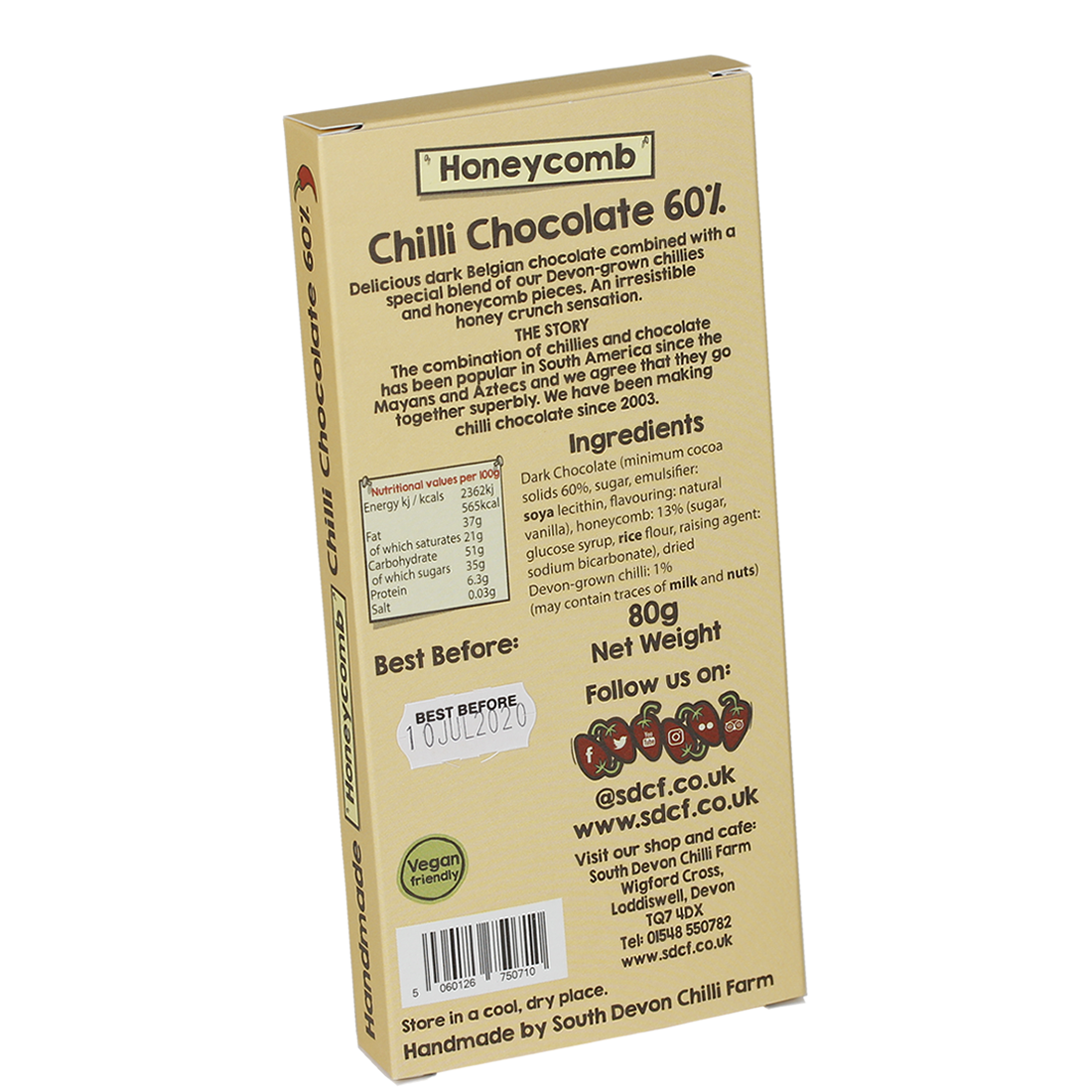 Honeycomb Chilli Chocolate (80g)