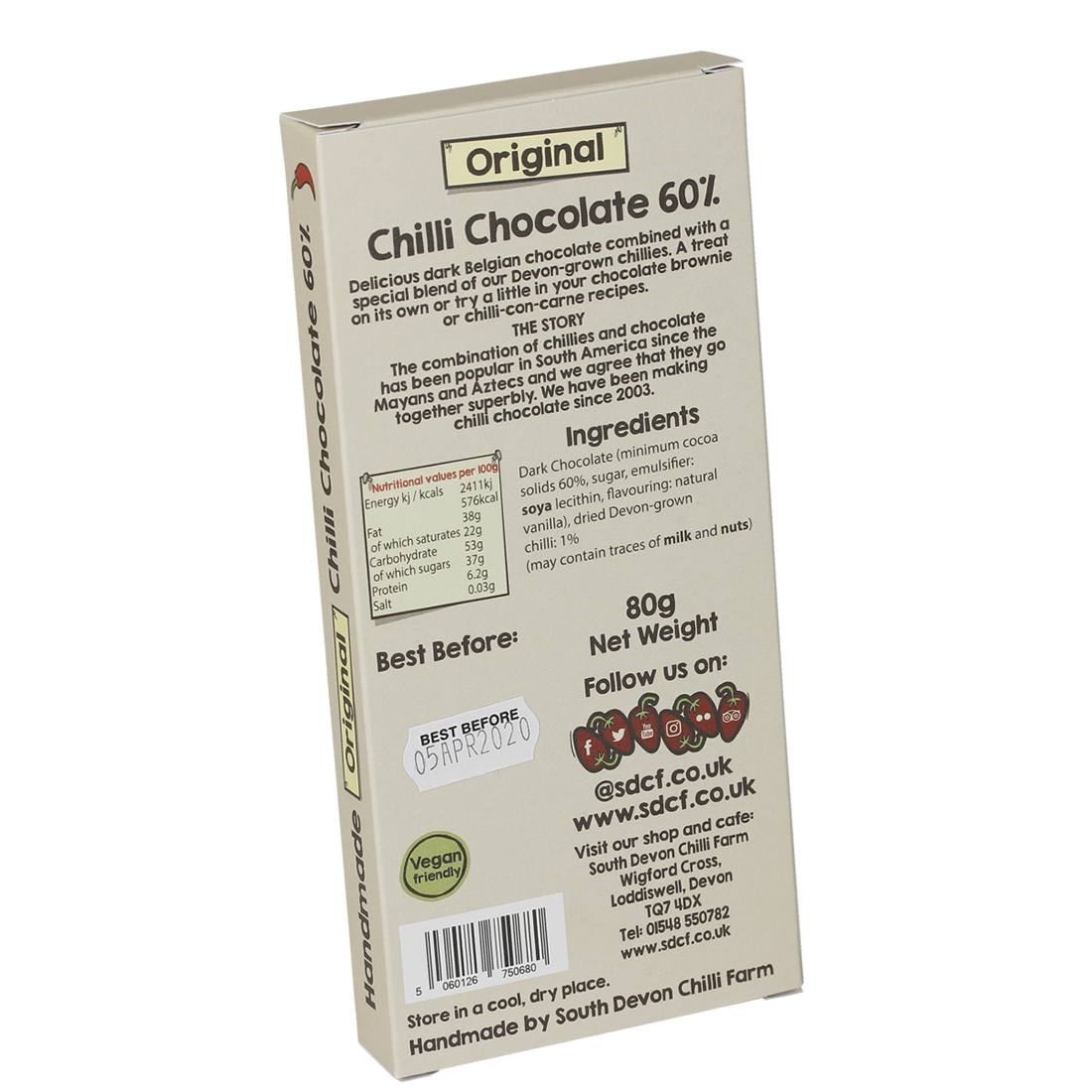Original Chilli Chocolate (80g)
