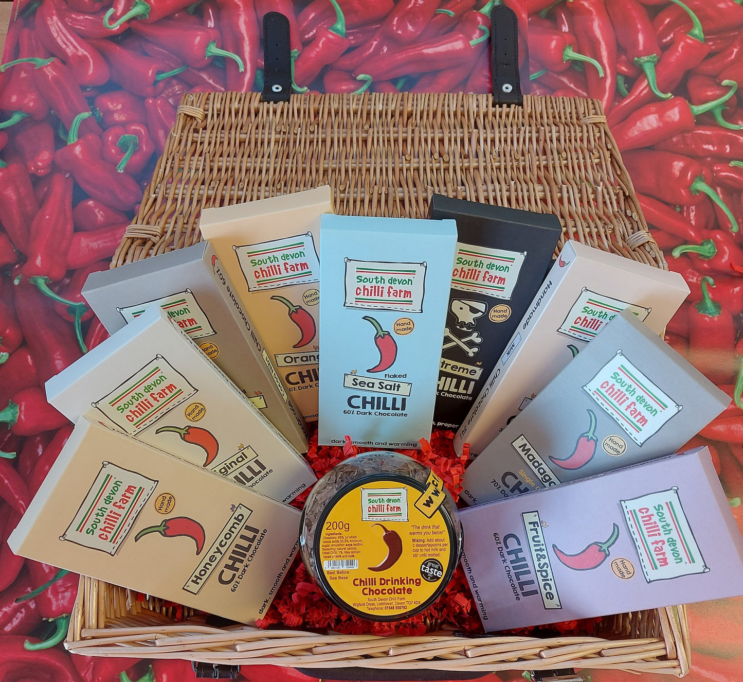 The Complete Chilli Chocolate Lovers Hamper Basket