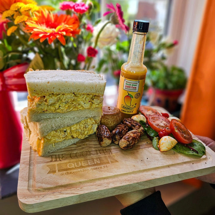 Spicy Mango Coronation Chicken Sandwich