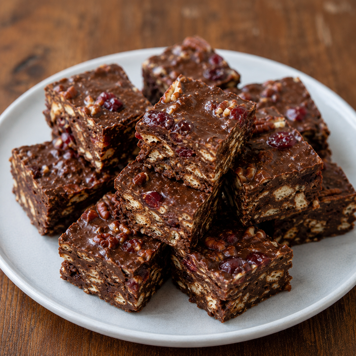 Fruit 'n' Spice Chilli Chocolate Tiffin Cake