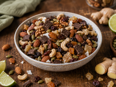 Ginger & Lime chilli chocolate trail mix