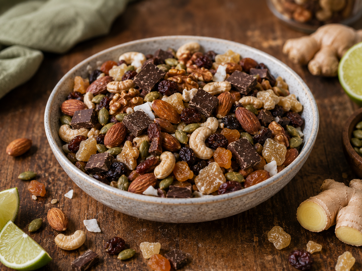 Ginger & Lime chilli chocolate trail mix