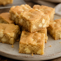 White Chilli Chocolate Blondies