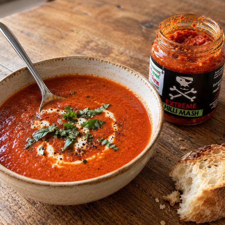 Spicy Tomato & Chilli Mash Soup