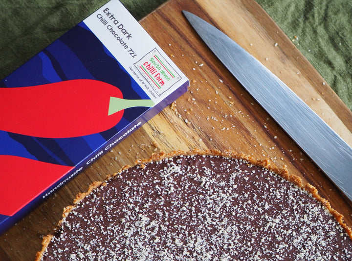 Dark Chilli Chocolate Tart