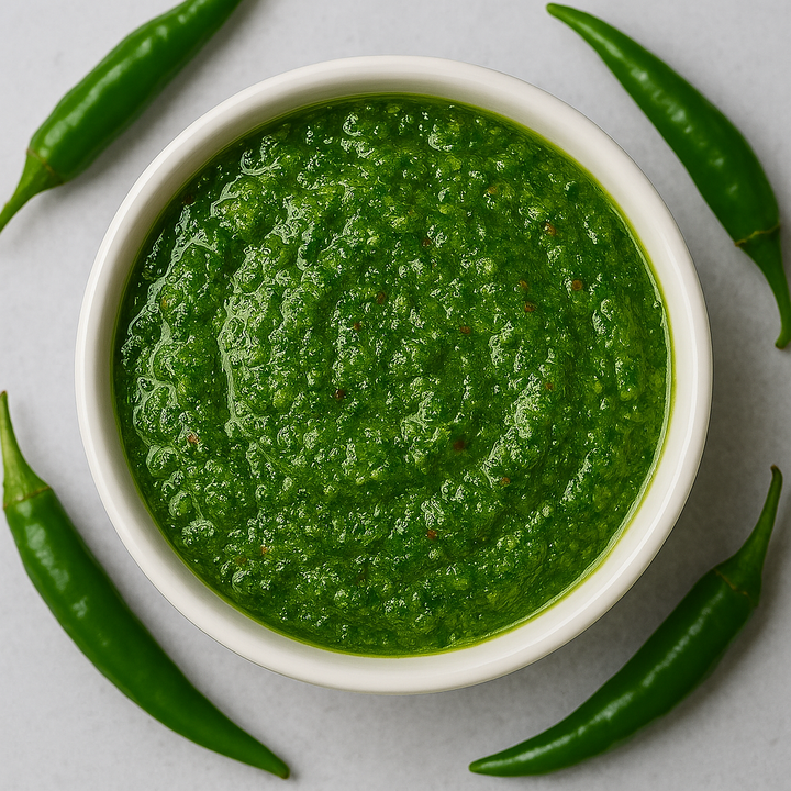 Zhoug Fresh Green Chilli Sauce