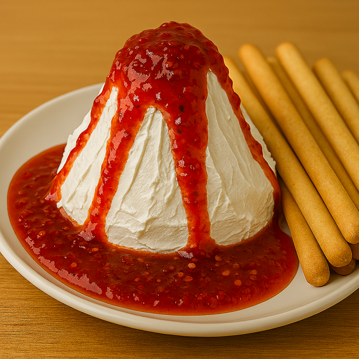 Cheese and Chilli Jam Party Dip