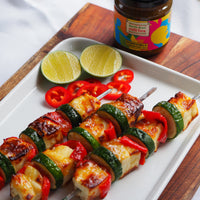 Tasty Tropical Halloumi Skewers