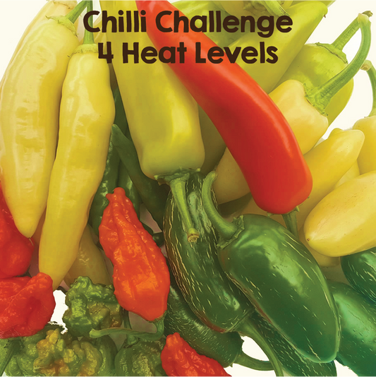 Fresh Chilli Challenge Collection - 4 Heat Levels (20 fruits)
