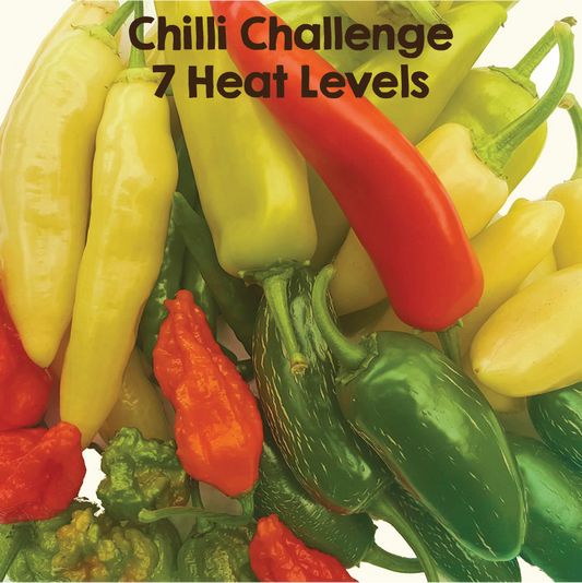 Fresh Chilli Challenge Collection - 7 Heat Levels (35 fruits)