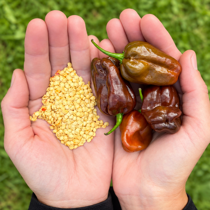 Chocolate Habanero Chilli Seeds
