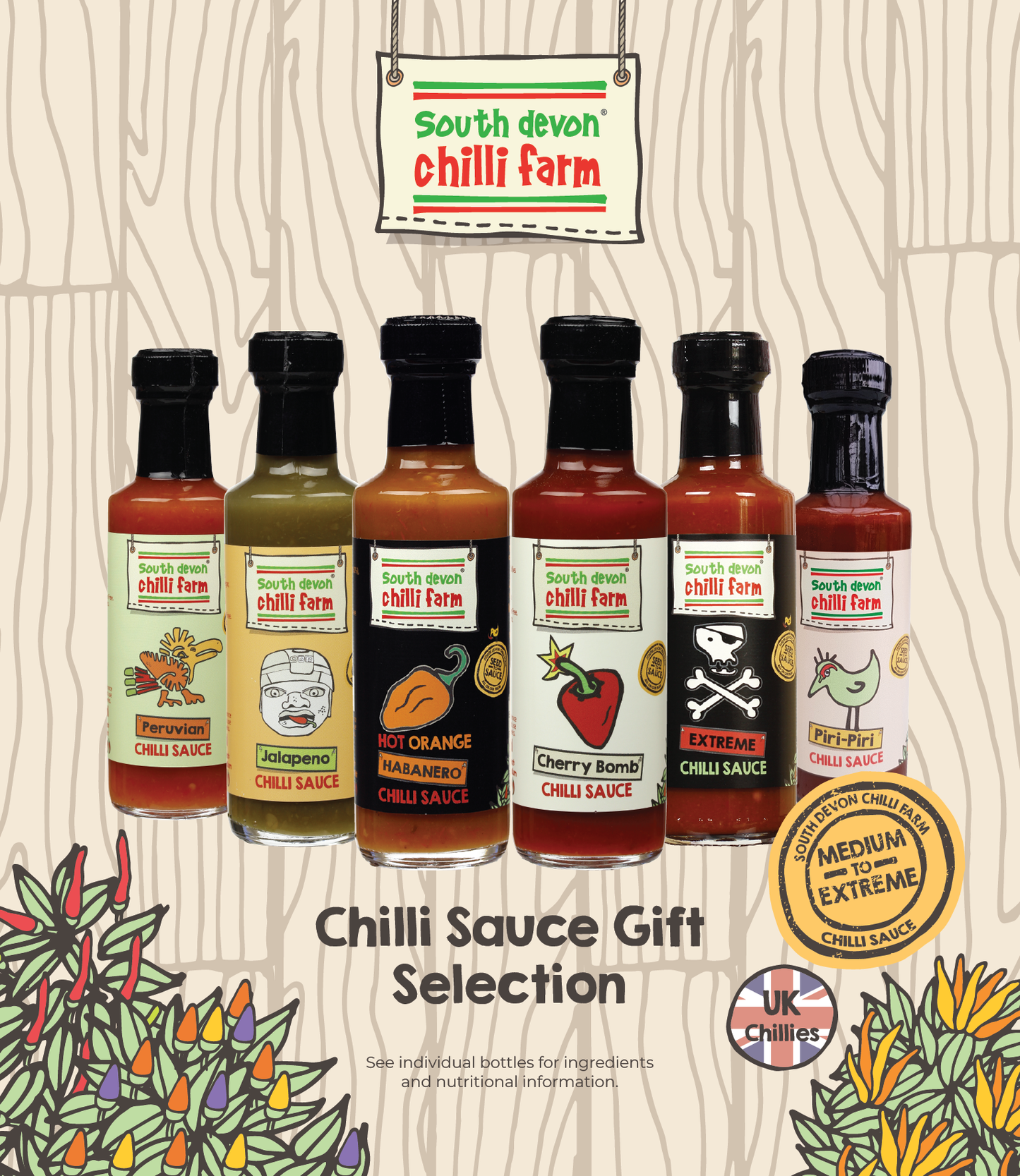 Hot Six Sauce Gift Pack