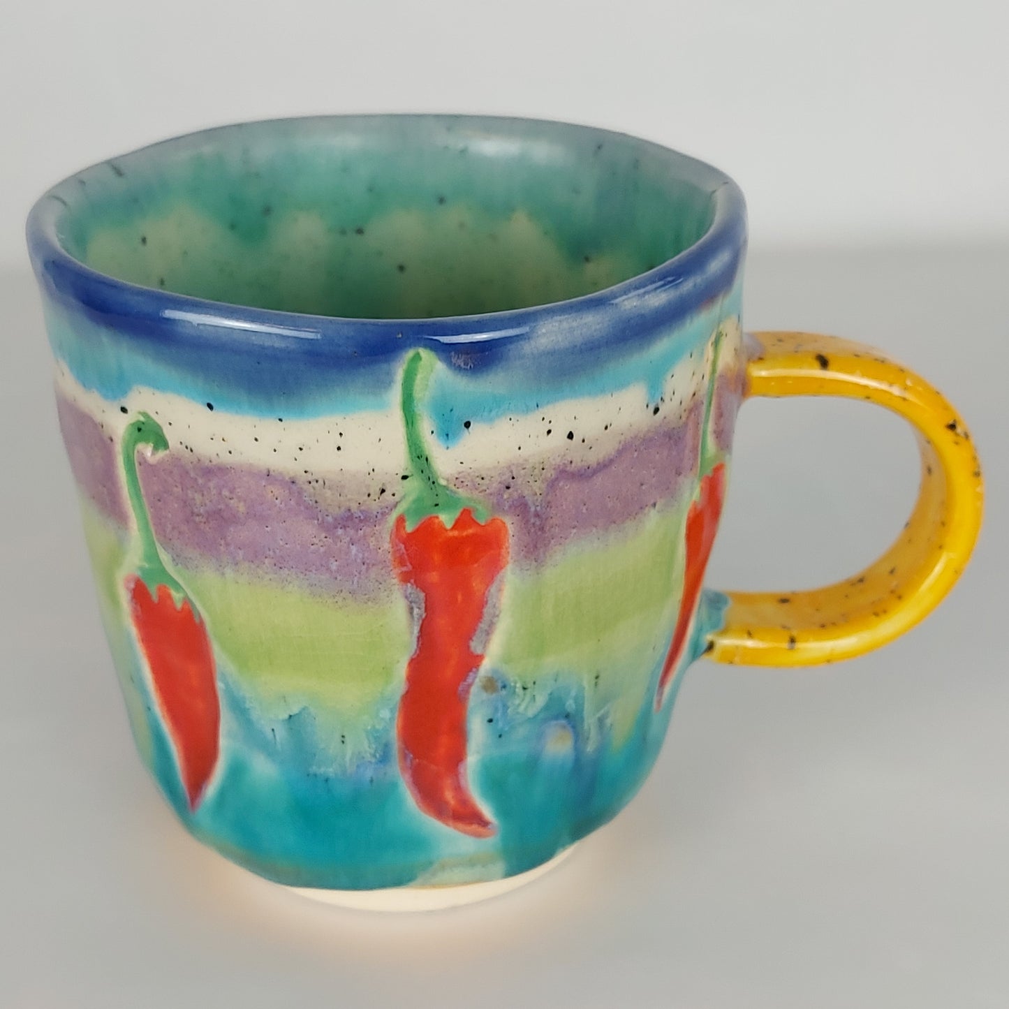 Handmade Chilli Ceramic Mug (Large)