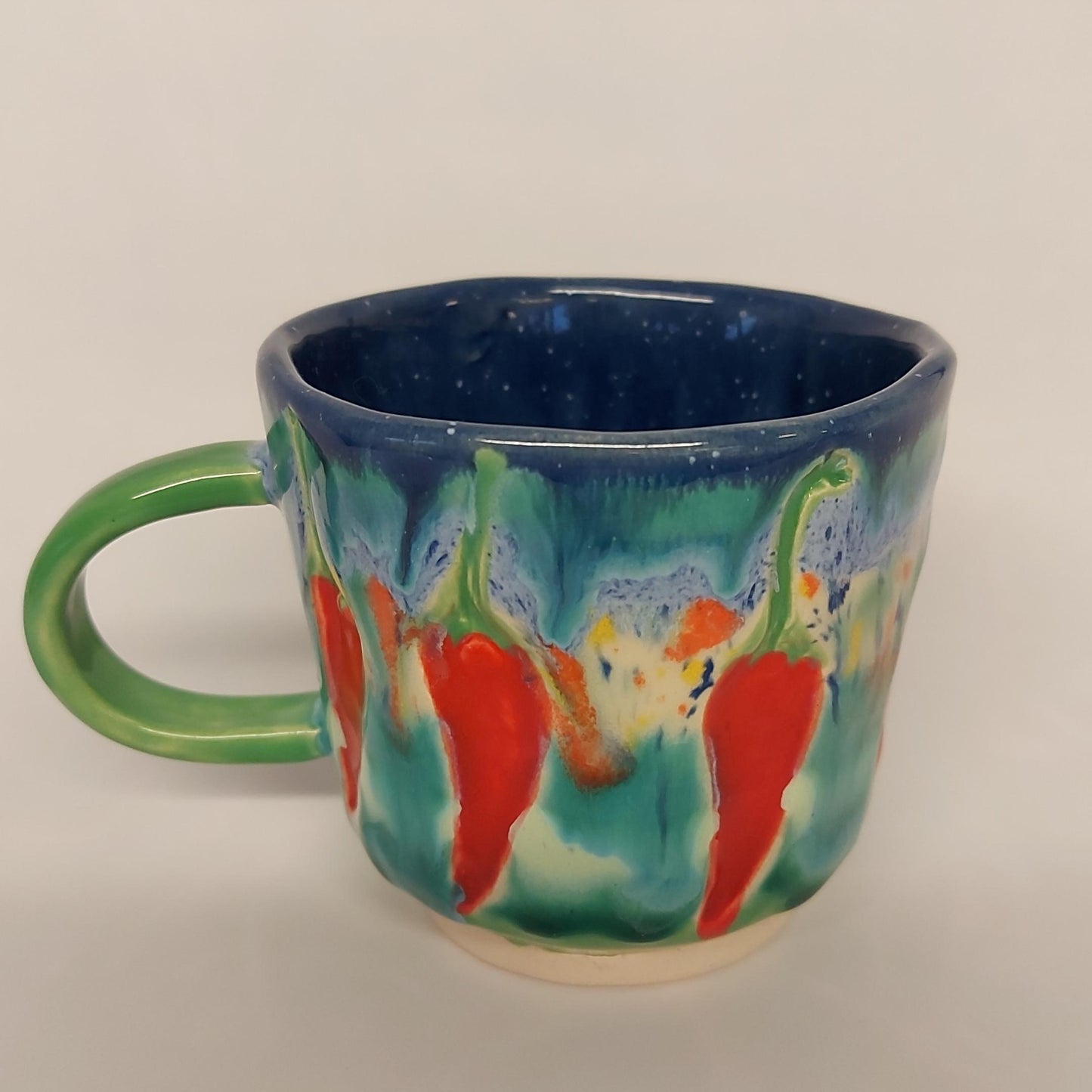 Handmade Chilli Ceramic Mug (Medium)
