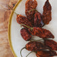 Dried Bhut Jolokia Chillies (Home Grown)