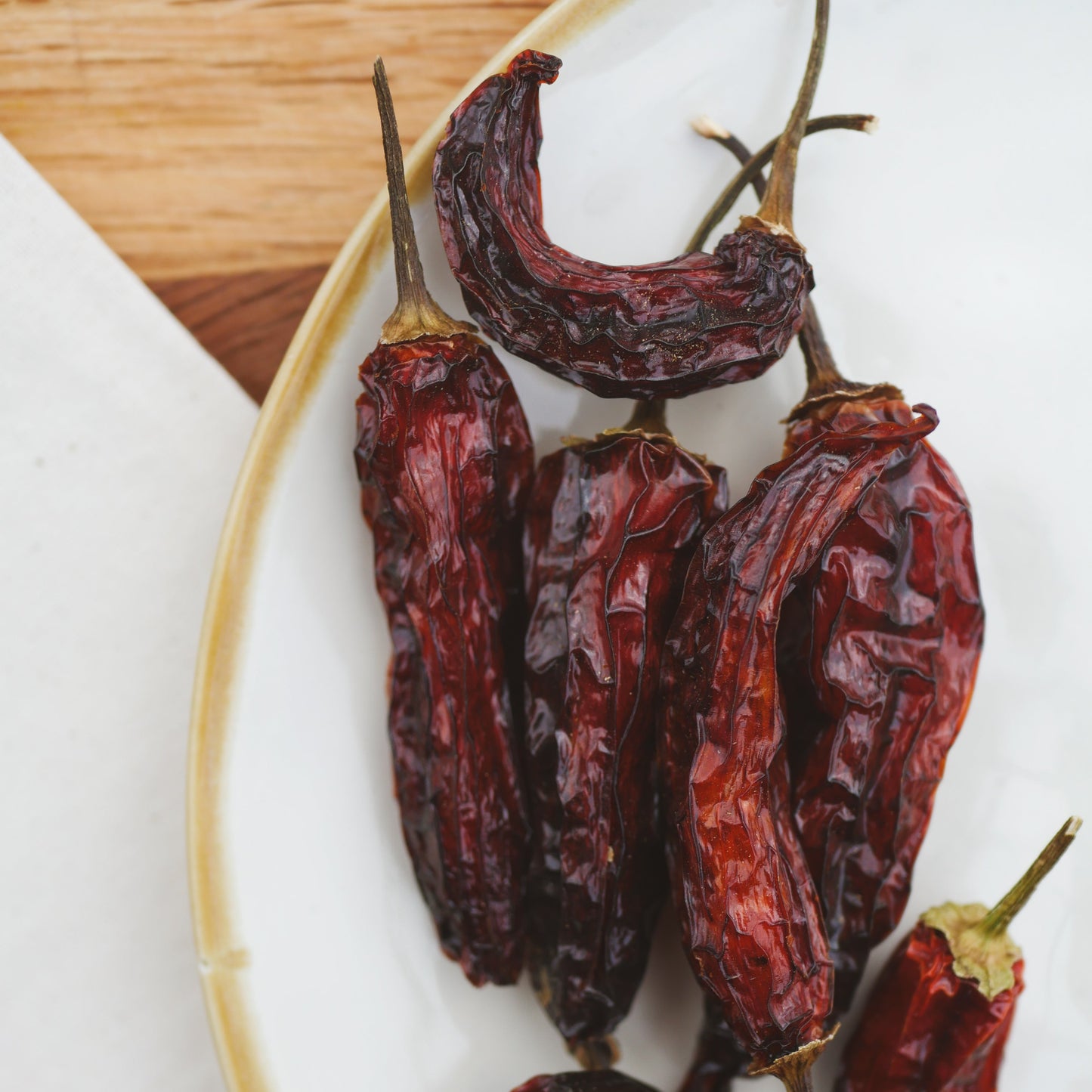 Dried Aji Red Chillies (Home Grown)