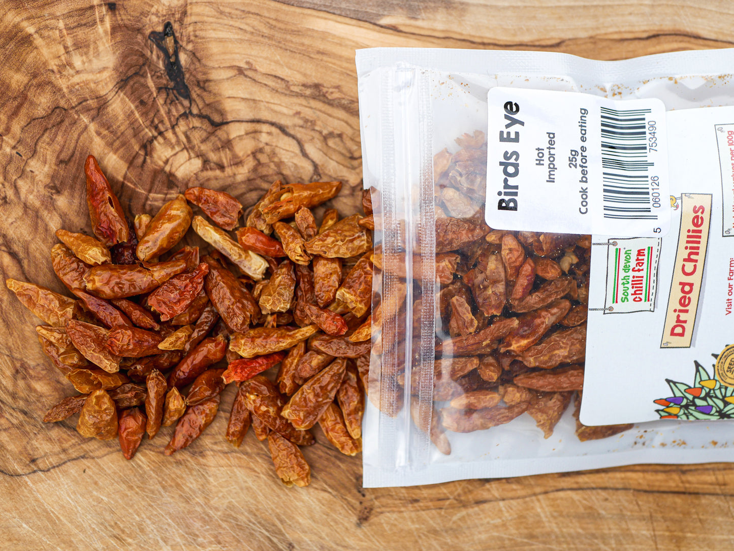 Dried Bird's Eye Chillies (Imported)