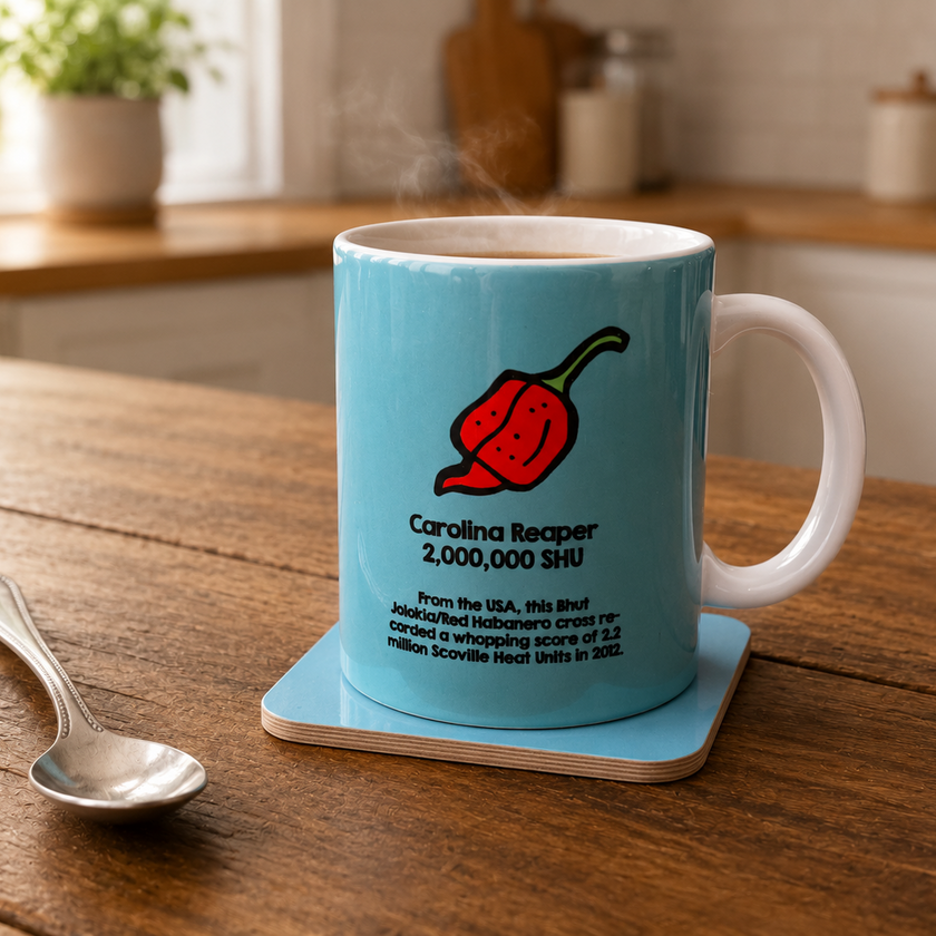 Blue Carolina Reaper Coaster