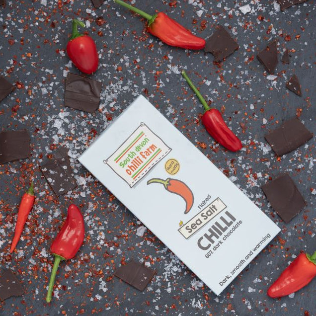 Flaked Sea Salt Chilli Chocolate