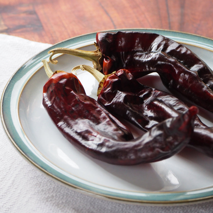 Dried Guajillo Chillies (Home Grown)