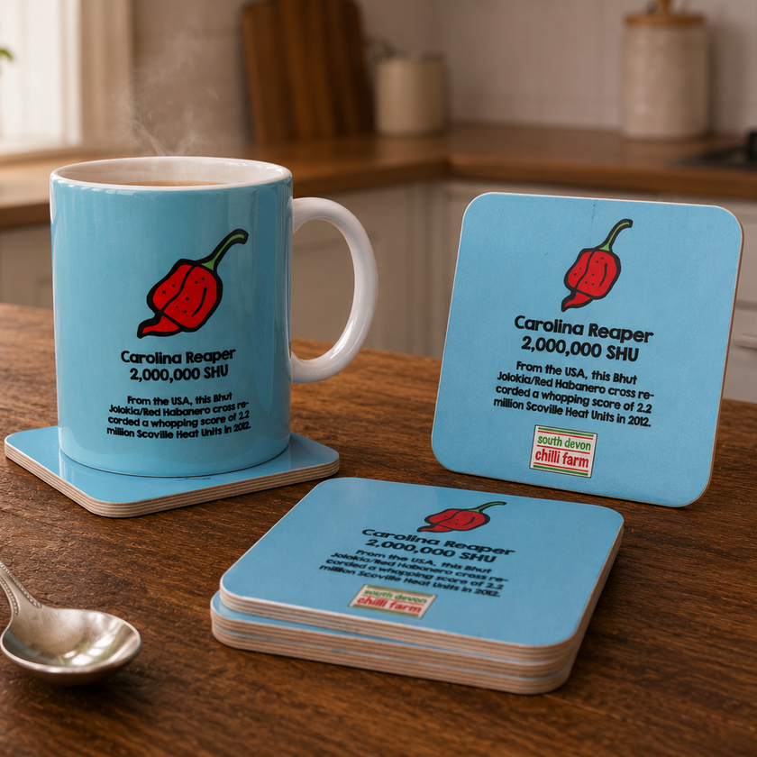 Blue Carolina Reaper Coaster