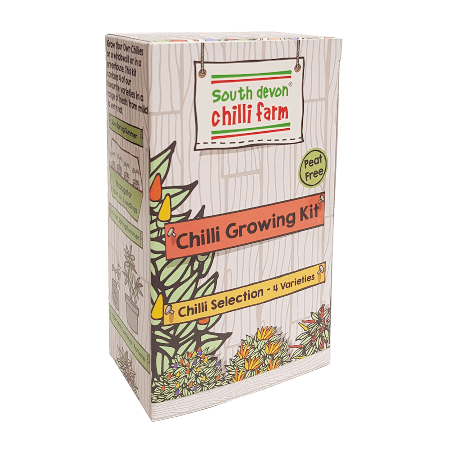 Chilli Growing Kit - Chilli Selection - 4 Varieties