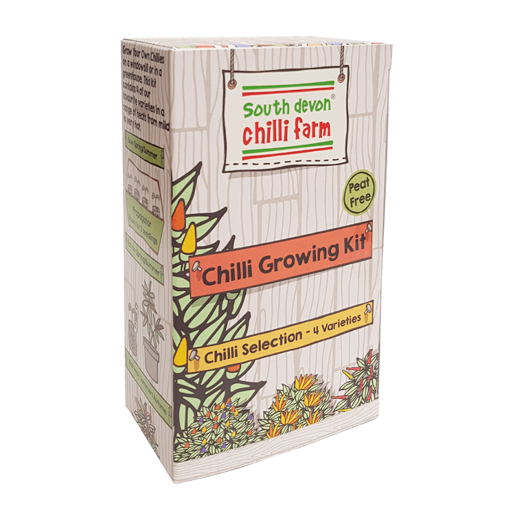 Chilli Growing Kit - Chilli Selection - 4 Varieties