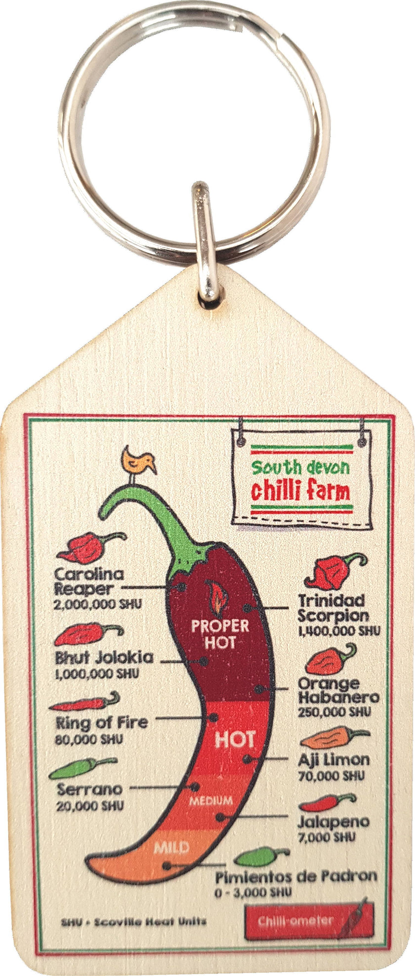 Chilli Keyring Fob