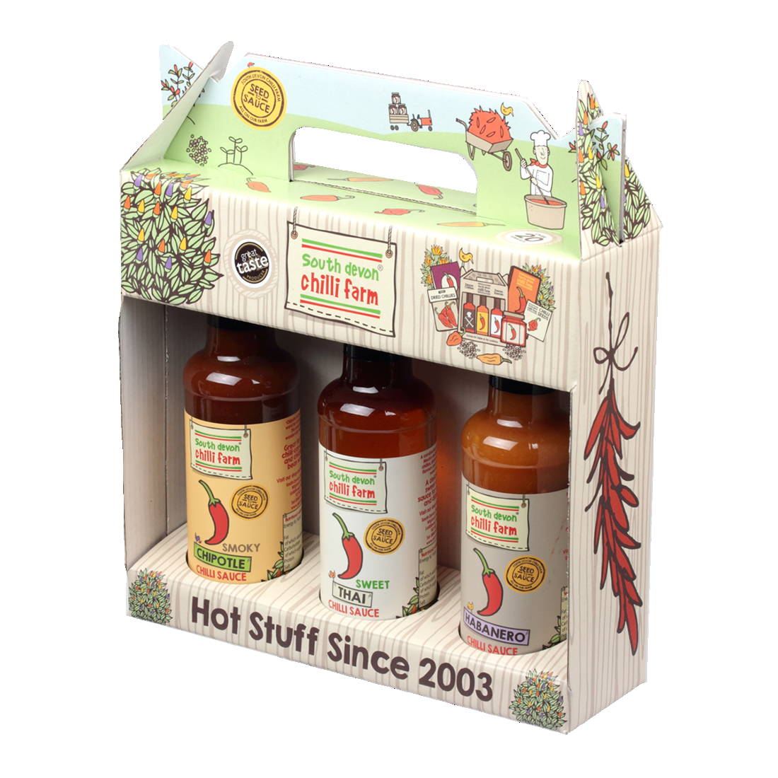 Chilli Sauce Gift Pack 3 Bottle