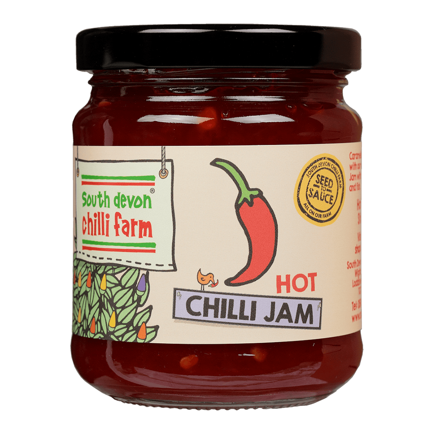 Hot Chilli Jam 250g South Devon Chilli Farm