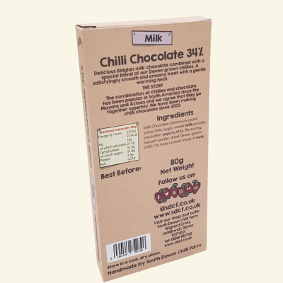 Milk Chilli Chocolate -  (80g)