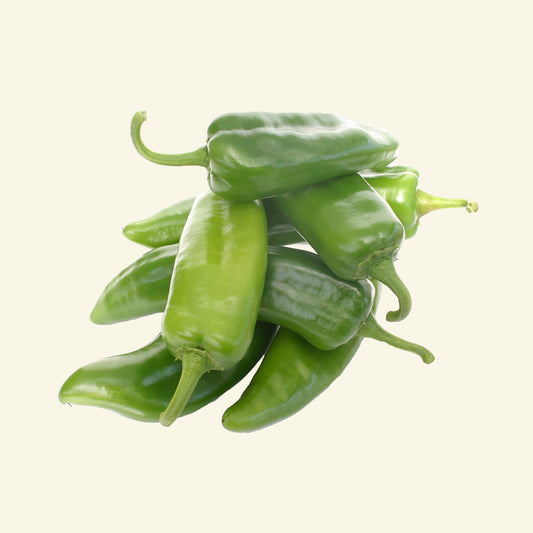 Fresh Anaheim (Hatch) Chillies - Green (2 fruits)