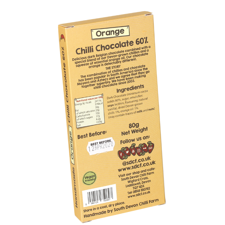 Orange Chilli Chocolate (80g)