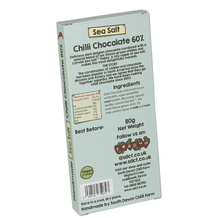 Flaked Sea Salt Chilli Chocolate