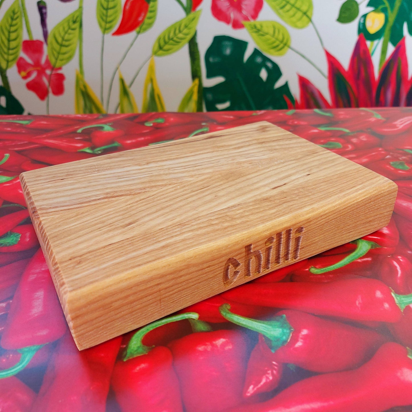 Small Ash Chilli Chopping Board